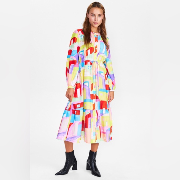 🇩🇰 172$ NUMARION DRESS - Cherry Tomato - Picture 4 of 6